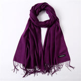 2019 solid color soft women scarf cashmere-like scarves lady summer thin shawls wraps winter pashmina femal hijab headband